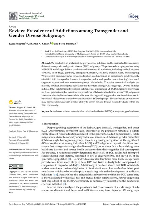 transsexual addiction|Review: Prevalence of Addictions among Transgender and。